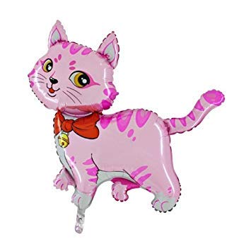 Flexmetal Folienballon Katze Rosa von Flexmetal