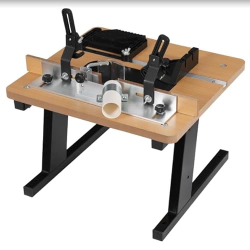 Fliuyr Router Tisch,Holzbearbeitung Router Tisch mit Transparenter Bildschirm,MDF Router Tisch für Holzbeschnitt, Möbelbearbeitung, Holznuten, Handwerkskunst von Fliuyr