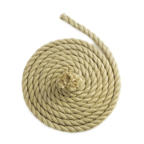 Floordirekt Juteseil Kletterseil 15m 6mm Dicke Juteschnur, Tau Seil aus 100% Natur Jute extra Starke Juteband Schnur, Kordel Garn für Sport, Garten Dekoration, Bastelarbeiten Kratzbaum Floordirekt Juteseil Kletterseil 15m 6mm Dicke Juteschnur, Tau Seil aus 100% Natur Jute extra Starke Juteband Schnur, Kordel Garn für Sport, Garten Dekoration, Bastelarbeiten Kratzbaum von Floordirekt