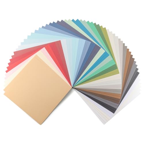 Florence Leinenkarton 250 g - Sammelpackung – 30,5 x 30,5 cm - Kartengestaltung - Scrapbooking Bedarf - Elegante Einladungen, Geschenkboxen und Kunstprojekte von Florence