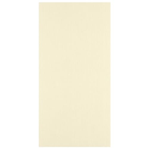 Florence Leinenkarton Beige 250 g – Kartengestaltung - 27 x 13,5 cm - Raffia - Scrapbooking Bedarf - Schwergewichtig, Reißfest - Erstellen Sie Elegante Einladungen, Geschenkboxen und Kunstprojekte von Florence