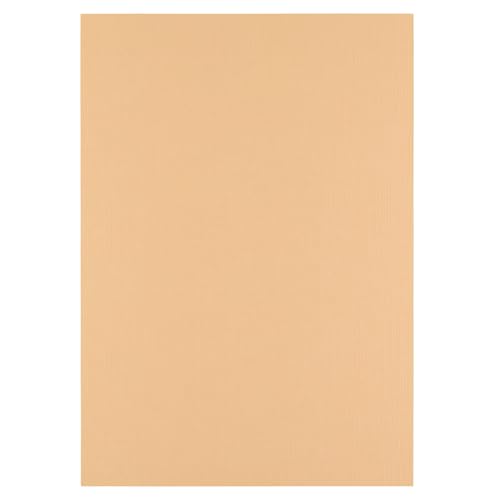 Florence Leinenkarton Beige 250 g – Kartengestaltung - A4 - Parchment - Scrapbooking Bedarf - Schwergewichtig, Reißfest - Erstellen Sie Elegante Einladungen, Geschenkboxen und Kunstprojekte von Florence