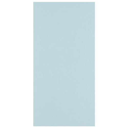 Florence Leinenkarton Blau 250 g – Kartengestaltung - 27 x 13,5 cm - Glacier - Scrapbooking Bedarf - Schwergewichtig, Reißfest - Erstellen Sie Elegante Einladungen, Geschenkboxen und Kunstprojekte von Florence
