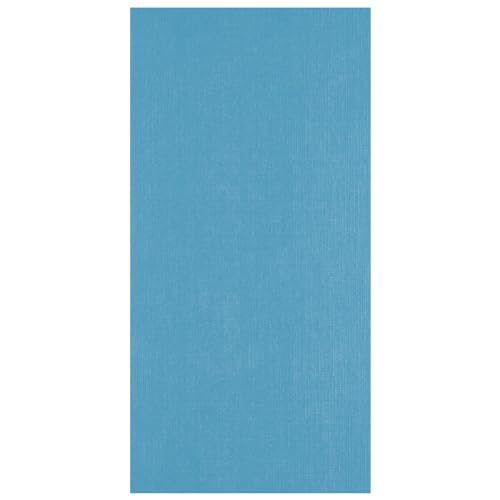 Florence Leinenkarton Blau 250 g – Kartengestaltung - 27 x 13,5 cm - Mountain Lake - Scrapbooking Bedarf - Schwergewichtig - Erstellen Sie Elegante Einladungen, Geschenkboxen und Kunstprojekte von Florence