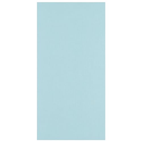 Florence Leinenkarton Blau 250 g – Kartengestaltung - 27 x 13,5 cm - Ocean - Scrapbooking Bedarf - Schwergewichtig, Reißfest - Erstellen Sie Elegante Einladungen, Geschenkboxen und Kunstprojekte von Florence