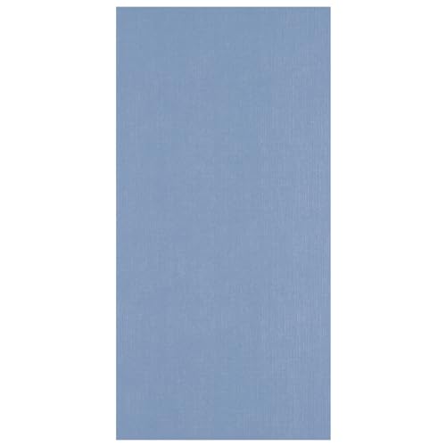 Florence Leinenkarton Blau 250 g – Kartengestaltung - 27 x 13,5 cm - Steel - Scrapbooking Bedarf - Schwergewichtig, Reißfest - Erstellen Sie Elegante Einladungen, Geschenkboxen und Kunstprojekte von Florence
