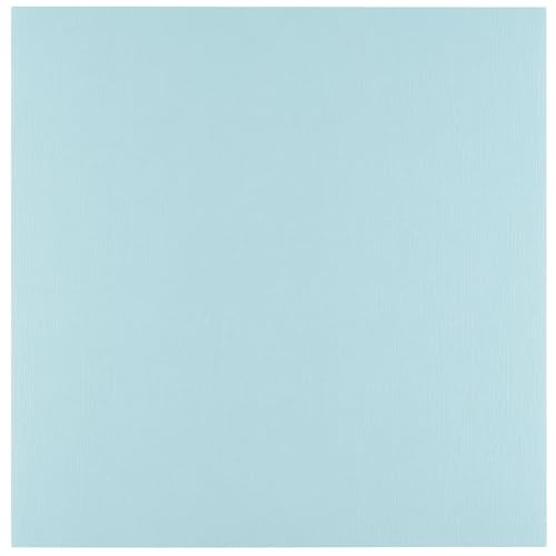 Florence Leinenkarton Blau 250 g – Kartengestaltung - 30,5 x 30,5 cm - Ocean - Scrapbooking Bedarf - Schwergewichtig, Reißfest - Erstellen Sie Elegante Einladungen, Geschenkboxen und Kunstprojekte von Florence