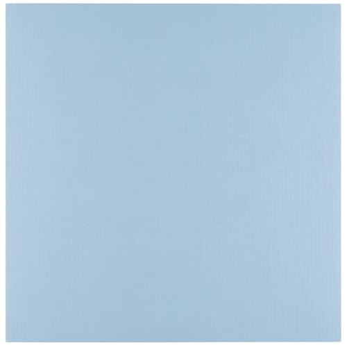 Florence Leinenkarton Blau 250 g – Kartengestaltung - 30,5 x 30,5 cm - Water - Scrapbooking Bedarf - Schwergewichtig, Reißfest - Erstellen Sie Elegante Einladungen, Geschenkboxen und Kunstprojekte von Florence