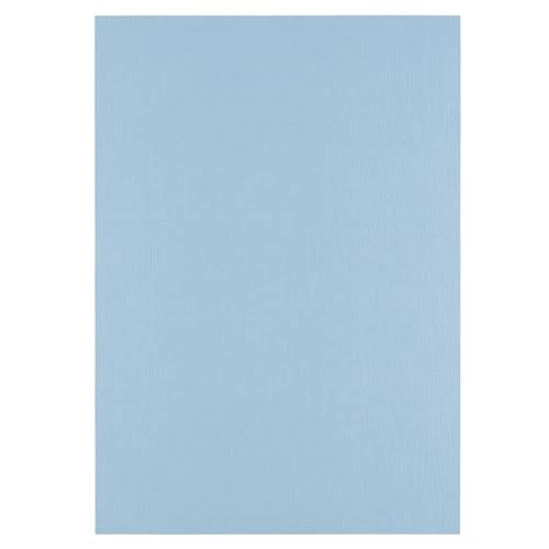 Florence Leinenkarton Blau 250 g – Kartengestaltung - A4 - Water - Scrapbooking Bedarf - Schwergewichtig, Reißfest - Erstellen Sie Elegante Einladungen, Geschenkboxen und Kunstprojekte von Florence