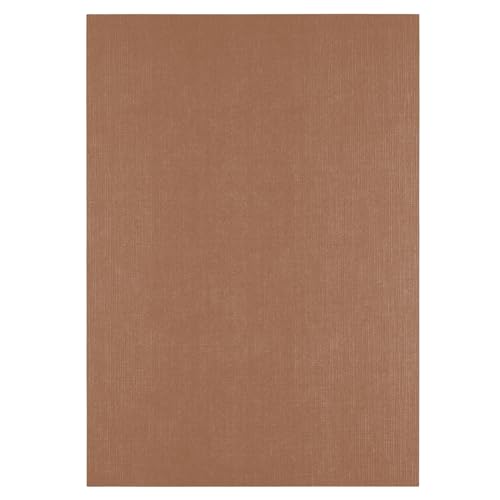 Florence Leinenkarton Braun 250 g – Kartengestaltung - A4 - Hazelnut - Scrapbooking Bedarf - Schwergewichtig, Reißfest - Erstellen Sie Elegante Einladungen, Geschenkboxen und Kunstprojekte von Florence