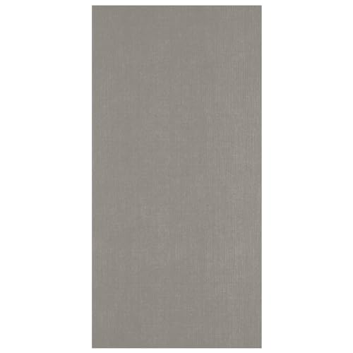 Florence Leinenkarton Grau 250 g – Kartengestaltung - 27 x 13,5 cm - Concrete - Scrapbooking Bedarf - Schwergewichtig, Reißfest - Erstellen Sie Elegante Einladungen, Geschenkboxen und Kunstprojekte von Florence