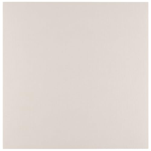 Florence Leinenkarton Grau 250 g – Kartengestaltung - 30,5 x 30,5 cm - Cool Grey - Scrapbooking Bedarf - Schwergewichtig, Reißfest - Erstellen Sie Elegante Einladungen, Geschenkboxen und Kunstprojekte von Florence