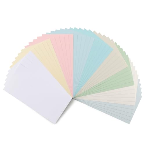 Florence Leinenkarton Pastell 250 g – Kartengestaltung - 27 x 13,5 cm - Scrapbooking Bedarf - Schwergewichtig, Reißfest - Erstellen Sie Elegante Einladungen, Geschenkboxen und Kunstprojekte von Florence