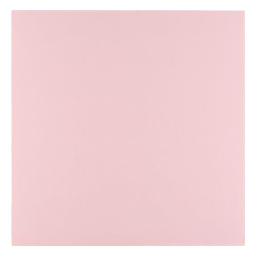 Florence Leinenkarton Rosa 250 g – Kartengestaltung - 30,5 x 30,5 cm - Rose - Scrapbooking Bedarf - Schwergewichtig, Reißfest - Erstellen Sie Elegante Einladungen, Geschenkboxen und Kunstprojekte von Florence