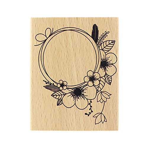 florilèges Design Schöne Krone Stempel, Holz, 10 x 8 x 2,5 cm von Florilèges Design