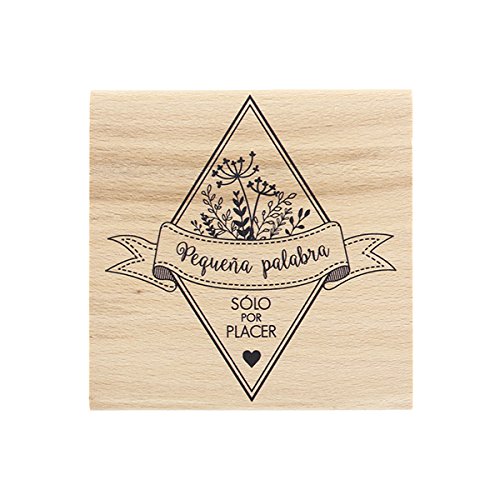 Florilèges Design SÓLO Por platzieren Stempel, Holz, 8 x 8 x 2,5 cm von Florilèges Design