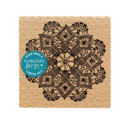 Florilèges Design Stempel, Farbe Holz, 70 x 70 mm von Florilèges Design