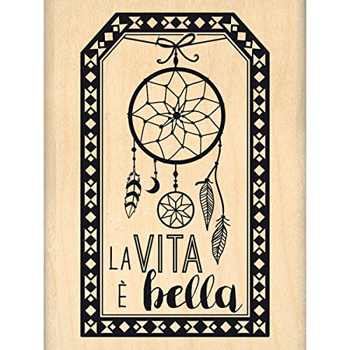 Florilèges Design etichetta La Vita Stempel, Holz, 8 x 6 x 2,5 cm von Florilèges Design