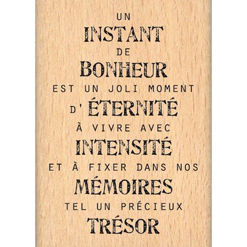 Florilèges Design fe212124 Stempel Scrapbooking Moment D Eternité, beige 7 x 5 x 2,5 cm von Florilèges Design