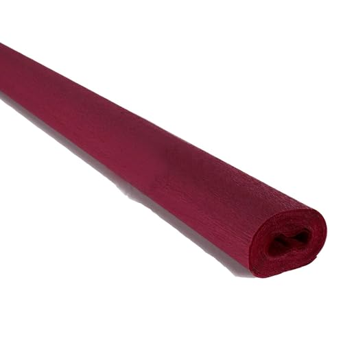 FloristryWarehouse Feines Krepppapier, Rolle, 60 g, 50 cm breit x 150 cm lang, Burgunderrot, Farbton 320 FloristryWarehouse Feines Krepppapier, Rolle, 60 g, 50 cm breit x 150 cm lang, Burgunderrot, Farbton 320 von Floristrywarehouse