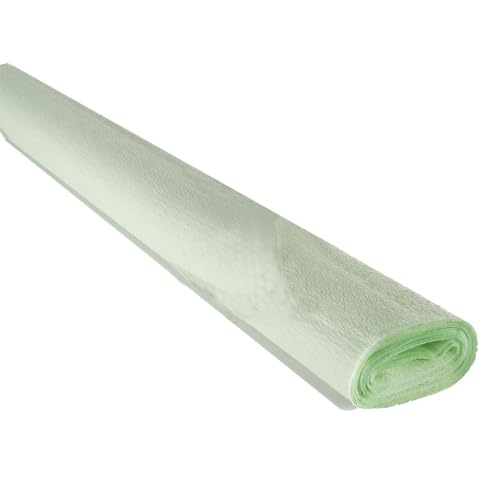 FloristryWarehouse Feines Krepppapier, Rolle, 60 g, 50 cm breit x 150 cm lang, blasses Salbeigrün (Farbton 262) von Floristrywarehouse