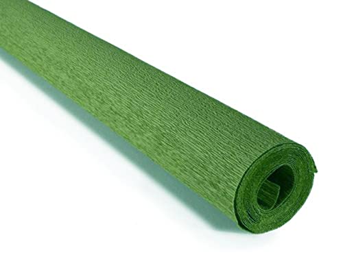 FloristryWarehouse Krepppapier, Rolle, 90 g (50 x 150 cm), grünes Gras (Farbton 367) von Floristrywarehouse