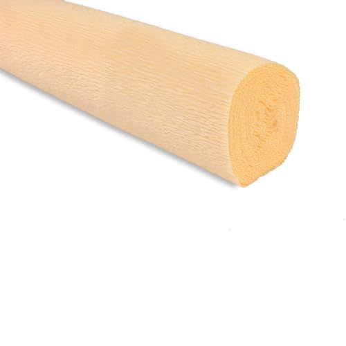 FloristryWarehouse Krepppapier-Rolle, 180g, 50 x 250 cm cremefarben Farbton 577 von Floristrywarehouse