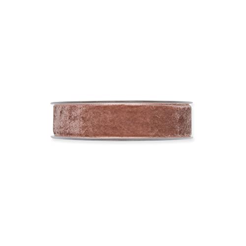 FloristryWarehouse Samtband Geschenkband, 25 mm x 9 m, Blush Rose von Floristrywarehouse