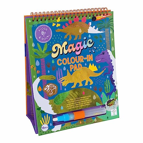 Floss & Rock Dino Staffelei Wasserkarte und Stift Kit, 26 cm Länge, Lernmaterialien, Zeichnen und Malen von Floss & Rock