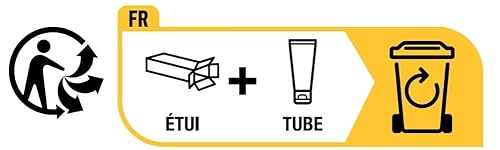 Fluid ES006 96 x Aufkleber Etiketten Frankreich Symbol Triman + Box + Tube Hinweis Entsorgung Verpackung von Fluid Onlinehandel e.K.