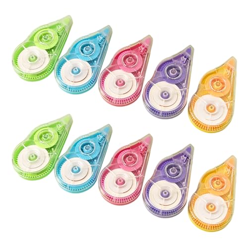 10pieces White Out Correction Tape Insgesamt 80 M Für Schul Und Büroversorgungen 8mx5mm Korrekturbandrolle Für Notebook Spender Mit Hoher Kapazität 10pieces White Out Correction Tape Insgesamt 80 M Für Schul Und Büroversorgungen 8mx5mm Korrekturbandrolle Für Notebook Spender Mit Hoher Kapazität von Fluxioxtna