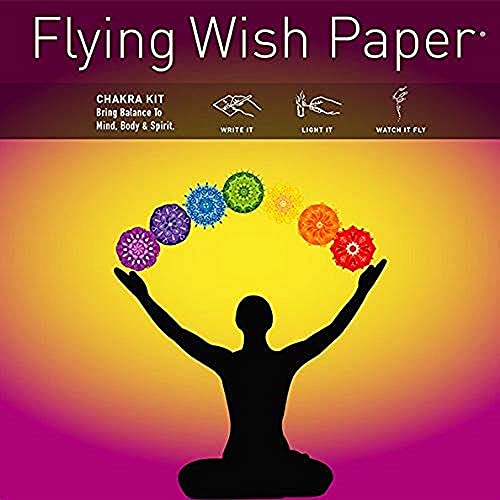 Officially Licensed & Trademarked Products Flying Wish Paper Papier Chakra, Large von Flying Wish Paper