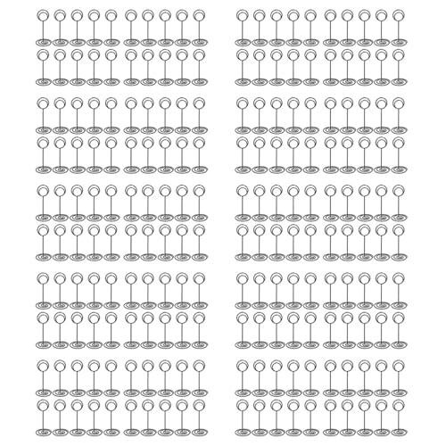 Fmoutyy Tischnummernhalter 200 StüCk - 3,35 Tischkartenhalter TischnummernstäNder für Hochzeitsfeier, Abschlussfeier, Empfang A von Fmoutyy