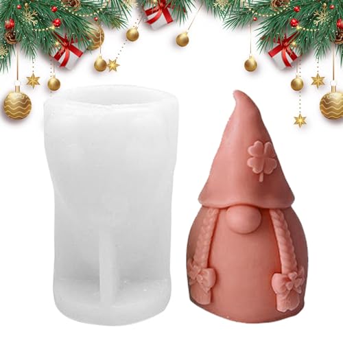 Gnome Silikonform Gnome Gnome Formen Gnome Gnome Gießform Harz Gießform Kerzenform Weihnachten Flexible Gnome Schnitzform für Thanksgiving Ostern von Fmzrbnih