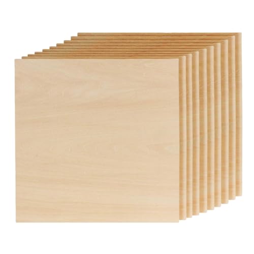 Unlackiertes Holz | Sperrholzplatten für Ornamente - Kreatives unlackiertes Sperrholz zum Beizen, Malen, Modellbau, Hobby von Fmzrbnih