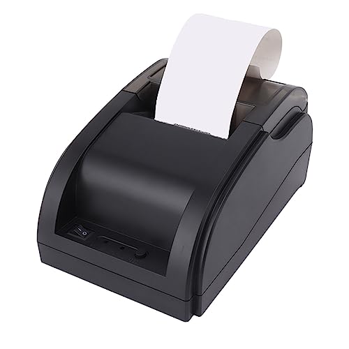 Thermobondrucker, 48mm USB Mini POS Drucker mit Auto Cutter Bluetooth Wireless Portable Thermodirektdrucker, Restaurant Küchendrucker für Kleinunternehmen, Registrierkasse (EU-Stecker) von Focket