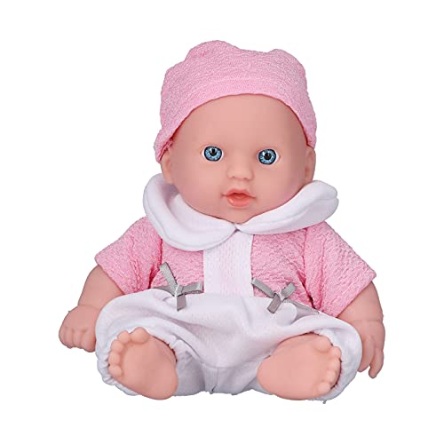 Fockety Reborn-Babypuppe, Niedliche Realistische Neugeborene Puppe mit Offenen Augen, 8-Zoll-Babypuppe, Exquisite Produktion, Abgerundete Ecken, Schlafende Babypuppe für (Q8G-008 Rosa von Fockety