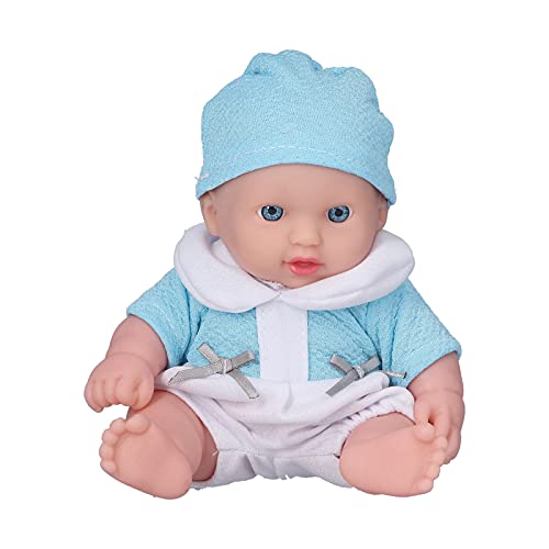 Fockety Reborn-Babypuppe, Niedliche Realistische Neugeborene Puppe mit Offenen Augen, 8-Zoll-Babypuppe, Exquisite Produktion, Abgerundete Ecken, Schlafende Babypuppe für (Q8G-009 LAN von Fockety