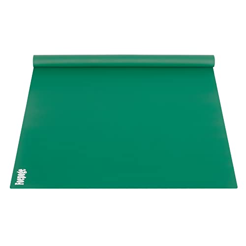 Foepoge Silikonmatte Groß 80x60 cm Bastelmatte für Epoxidharz Handwerk Schmuckherstellung, Mehrzweck Arbeitsmatte Silikon Unterlage für Resin Gießharz, Tischset, Platzset, Tischmatte, Dunkelgrün von Foepoge