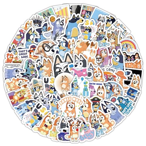 100 Stück Anime Aufkleber, Blue y Vinyl Sticker Set Wasserfest Graffiti Stickers, Cute Aufkleber für Laptop Skateboard Koffer Scrapbook Telefone Pad,Geschenk für Kinder Teenager Erwachsene von Foesihep