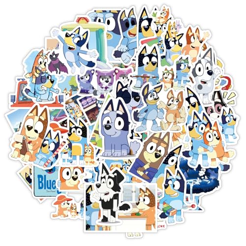 108 Stück Kawaii Sticker, Blue y Vinyl Sticker Set Wasserfest Graffiti Stickers, Cute Aufkleber für Laptop Skateboard Koffer Scrapbook Telefone Pad,Geschenk für Kinder Teenager Erwachsene von Foesihep