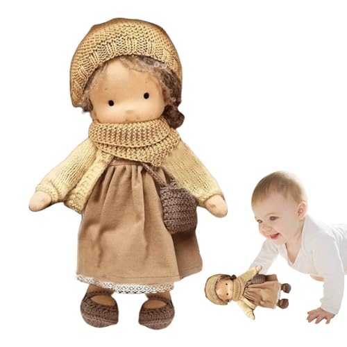 Fogukier Bjd Puppen,Plüsch Stoffpuppen Stofftier | Stofftier, handgefertigte Plüschpuppe mit Kleidung, Stoffpuppe für Mädchen, REGT die Fantasie an, Geschenk für Kinder von Fogukier