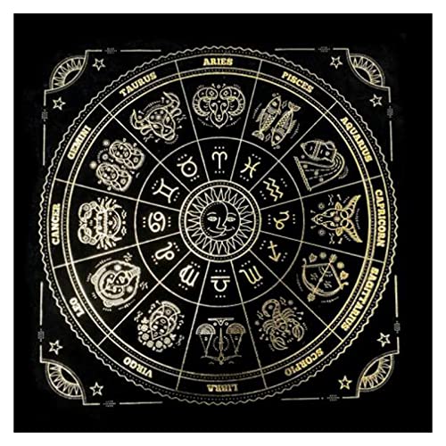 Fogun Tarot Tuch Karte Brettspiel Astrologie Karte Pad Tisch Abdeckung Karte Matte Wahrsagerei Tischdecke von Fogun