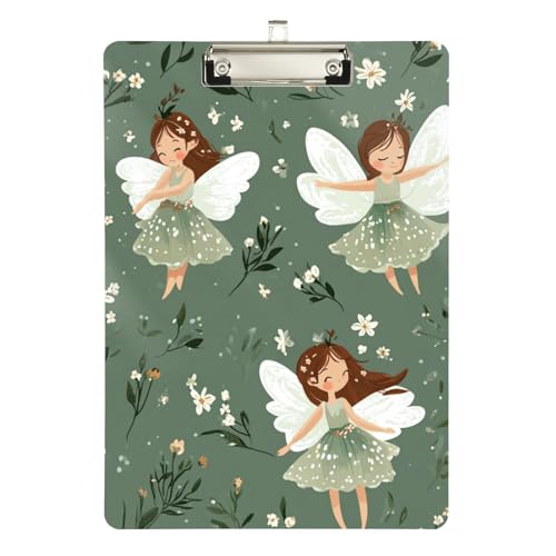 Foiosoh Sweet Fairy Mini-Klemmbretter aus Acryl, niedlich, für Krankenschwestern, Heimunternehmer, Größe 22,9 x 30,5 cm von Foiosoh