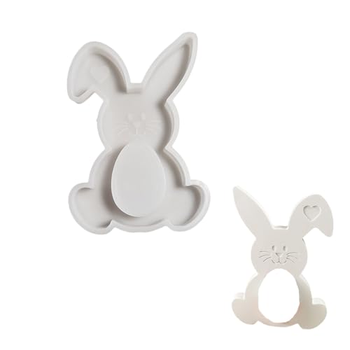 Hase Silikonform, Ostern Hase Silikonformen Gießformen, Niedlich Hase Kerzenformen, Gipsformen zum Gießen für Deko Aesthetic Room Decor von Fokelyi