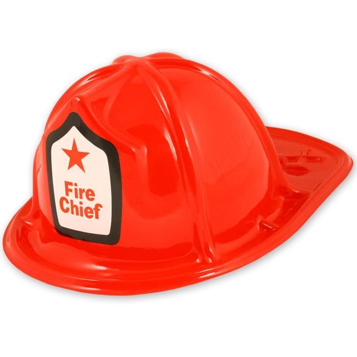 Fire Chief Feuerwehrhelm für Kids, 29 x 11 cm, Umfang Kopfpassung ca. 58cm von Folat