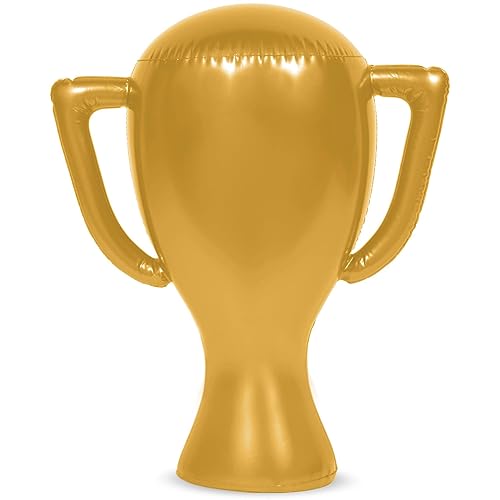 Folat 31623 Aufblasbare Trophäe, goldfarben, 45 cm, Gold von Folat