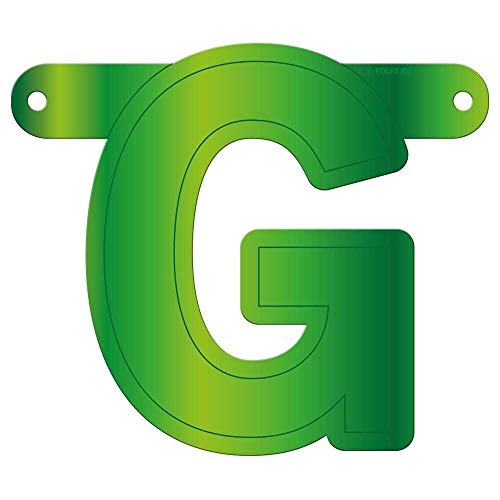 Folat 50062 Banner Letter G::Lime Green von Folat