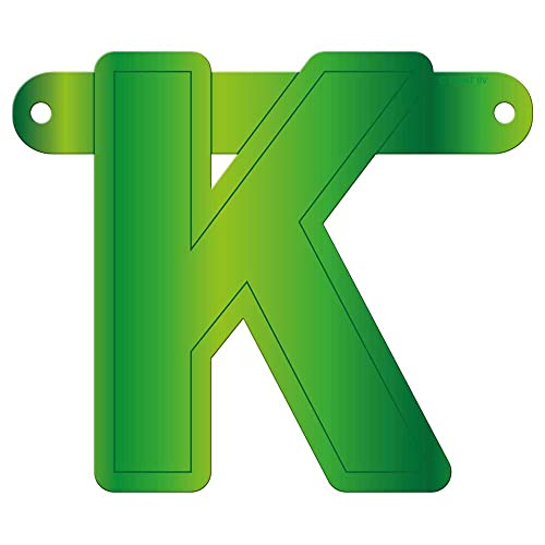 Folat 50102 Banner Letter K::Lime Green von Folat