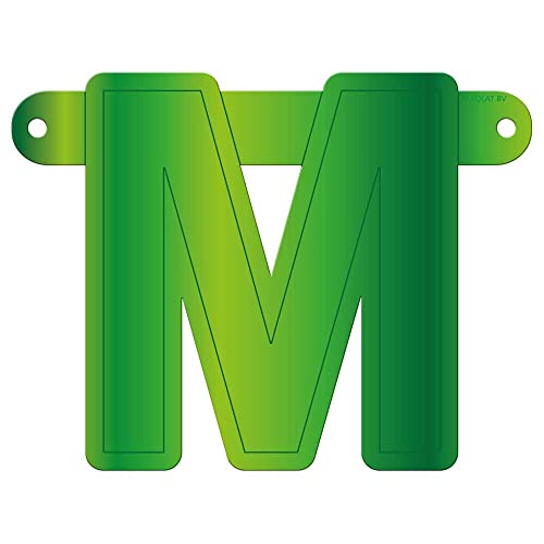 Folat 50122 Banner Letter M::Lime Green von Folat